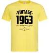Мужская футболка Vintage 1963 and still looking good Лимонный фото