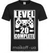 Чоловіча футболка Level 20 complete Чорний фото