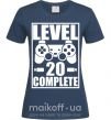 Жіноча футболка Level 20 complete Темно-синій фото