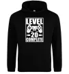 Мужская толстовка (худи) Level 20 complete Черный фото
