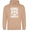 Женская толстовка (худи) Level 20 complete Песочный фото