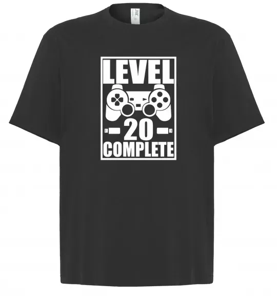 Футболка Оверсайз Level 20 complete Черный фото