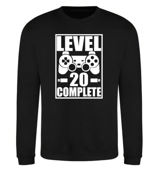 Світшот Level 20 complete Чорний фото