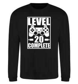 Світшот Level 20 complete Чорний фото