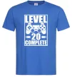 Мужская футболка Level 20 complete Ярко-синий фото