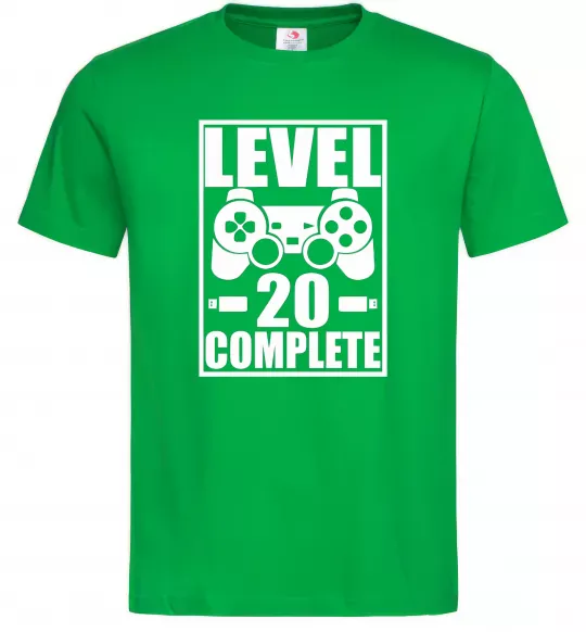 Мужская футболка Level 20 complete Зеленый фото