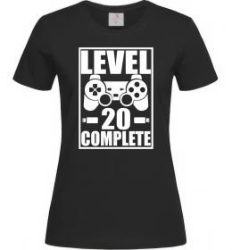 Женская футболка Level 20 complete