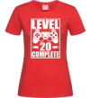 Женская футболка Level 20 complete Красный фото