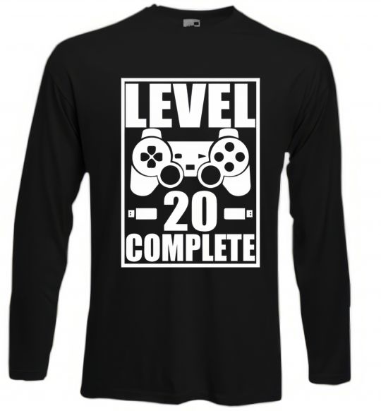 Лонгслів Level 20 complete Чорний фото