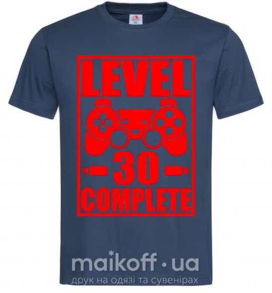 Чоловіча футболка Level 30 complete с джойстиком Темно-синій фото
