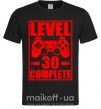 Чоловіча футболка Level 30 complete с джойстиком Чорний фото