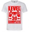 Чоловіча футболка Level 30 complete с джойстиком Білий фото