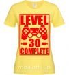 Жіноча футболка Level 30 complete с джойстиком Лимонний фото