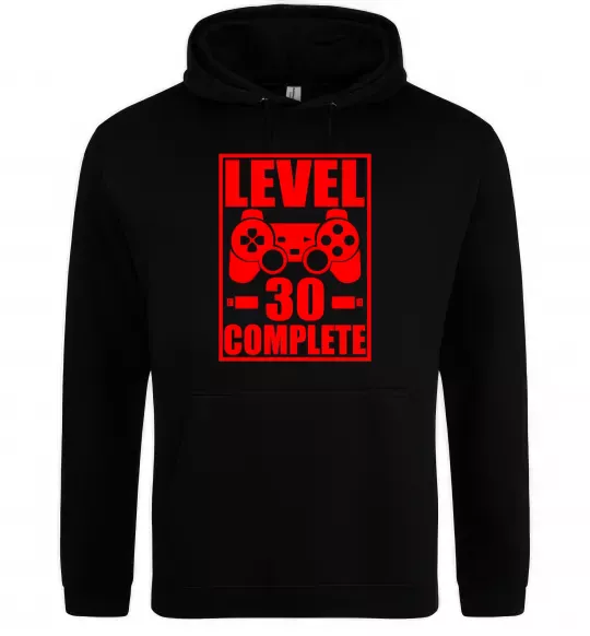 Женская толстовка (худи) Level 30 complete з джойстиком Черный фото