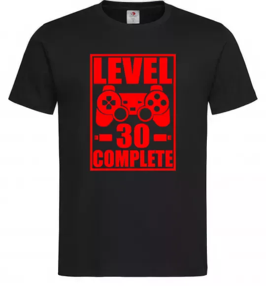 Мужская футболка Level 30 complete з джойстиком Черный фото