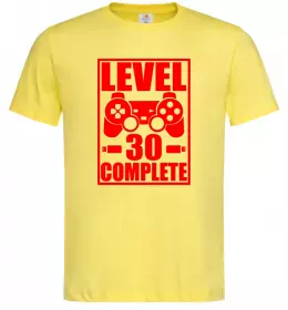 Мужская футболка Level 30 complete з джойстиком Лимонный фото
