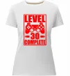 Женская премиум футболка Level 30 complete з джойстиком Белый фото