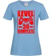 Женская футболка Level 30 complete з джойстиком Голубой фото