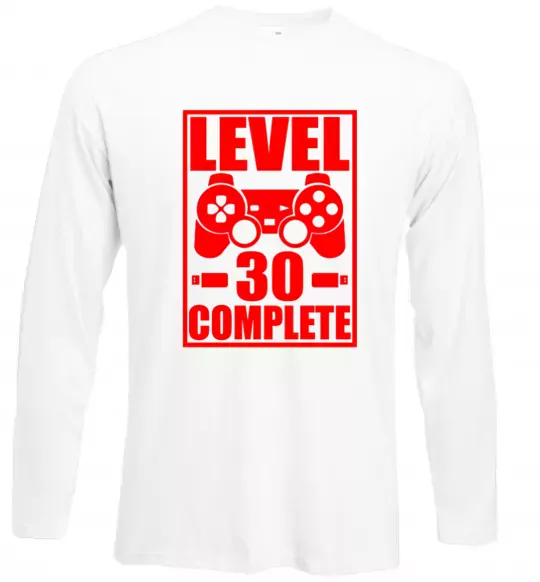 Лонгслів Level 30 complete з джойстиком Білий фото