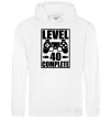 Женская толстовка (худи) Game Level 40 complete Белый фото