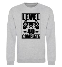 Свитшот Game Level 40 complete