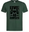 Чоловіча футболка Game Level 40 complete Темно-зелений фото