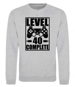 Свитшот Game Level 40 complete Свитшот Game Level 40 complete