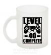 Чашка скляна Game Level 40 complete Фроузен фото