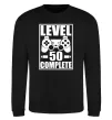 Світшот Level 50 complete Game Чорний фото