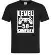 Мужская футболка Level 50 complete Game Черный фото