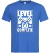 Мужская футболка Level 50 complete Game Ярко-синий фото