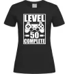 Женская футболка Level 50 complete Game Черный фото