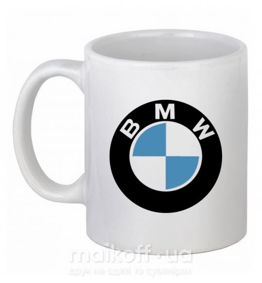 Чашка керамическая Logo BMW Белый фото