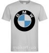Мужская футболка Logo BMW Серый фото