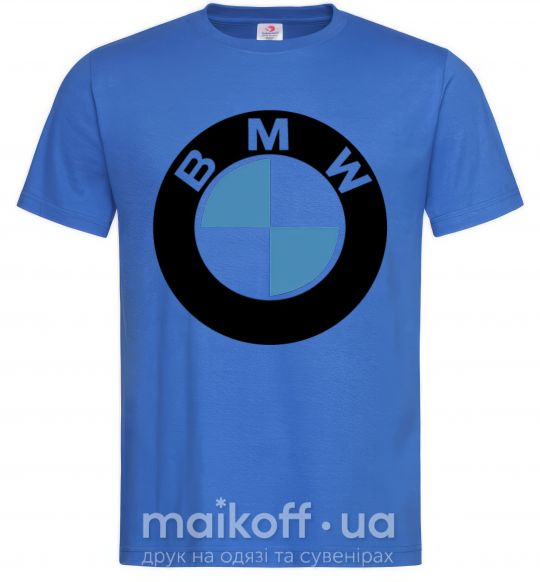 Мужская футболка Logo BMW Ярко-синий фото