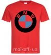 Мужская футболка Logo BMW Красный фото