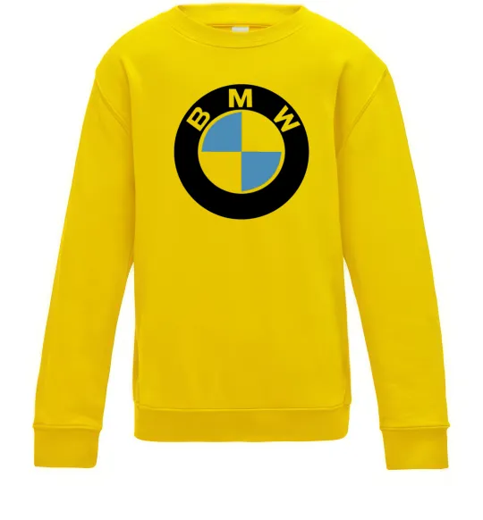 Дитячий світшот Logo BMW Сонячно жовтий фото