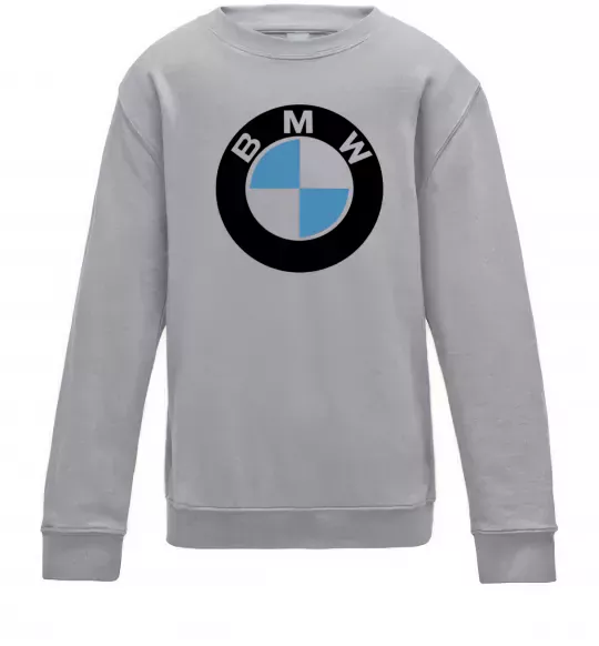 Дитячий світшот Logo BMW Сірий меланж фото