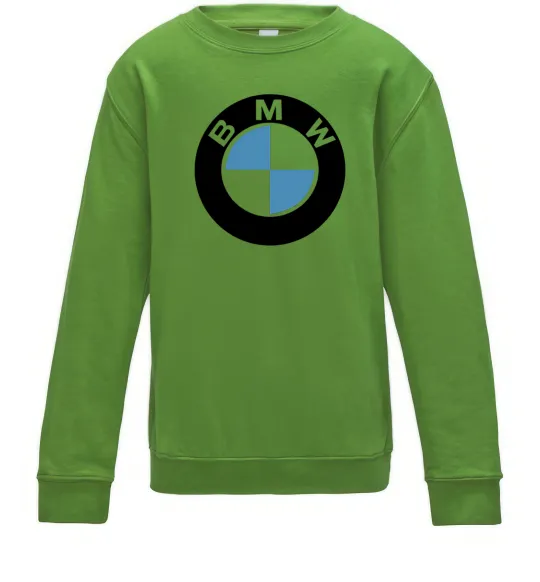 Дитячий світшот Logo BMW Лаймовий фото