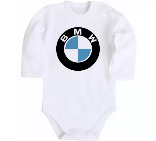 Детский боди Logo BMW Белый фото