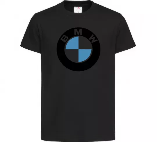 Дитяча футболка Logo BMW Чорний фото