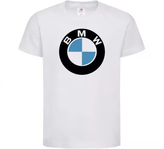 Дитяча футболка Logo BMW Білий фото