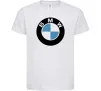 Дитяча футболка Logo BMW Білий фото