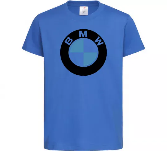 Дитяча футболка Logo BMW Яскраво-синій фото