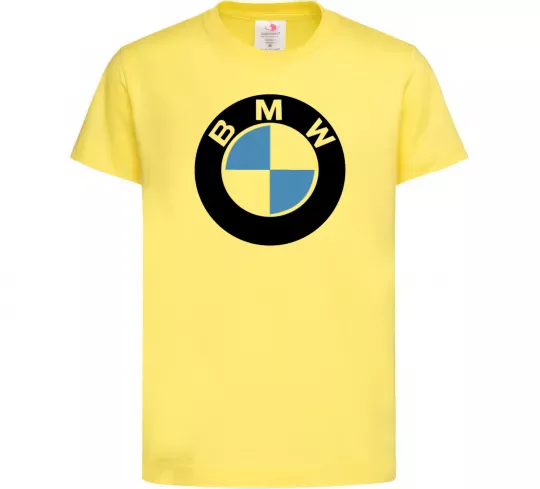 Дитяча футболка Logo BMW Лимонний фото