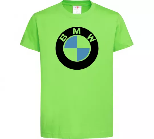 Дитяча футболка Logo BMW Лаймовий фото