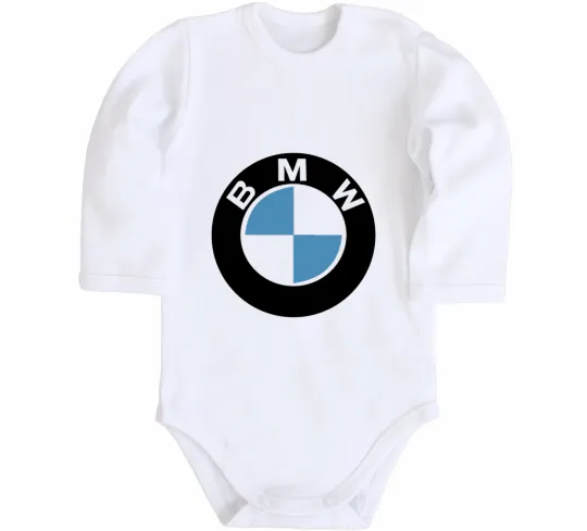 Дитячий бодік Logo BMW Білий фото