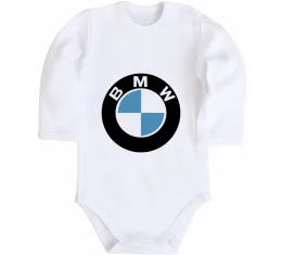 Дитячий бодік BMW art Білий фото