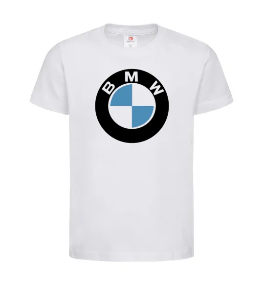Детская футболка Logo BMW Белый фото
