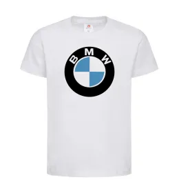 Детская футболка Logo BMW Белый фото